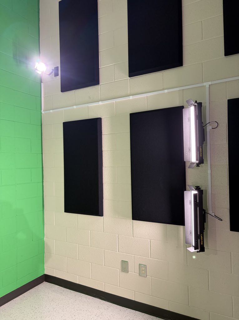 The studio at Tapp Middle School